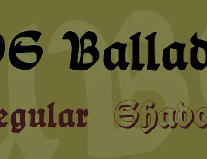 DS Ballade font