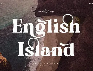 English Island font