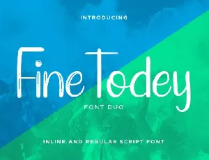 Fine Todey Display font