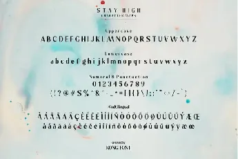 Stay High Sans Serif font