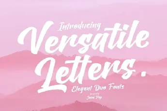 Versatile Letters font