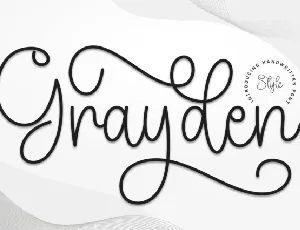 Grayden Script font