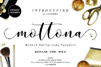 Mottona Free font