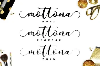 Mottona Free font