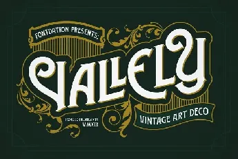 Vallely Vintage font