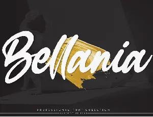 Bellania font