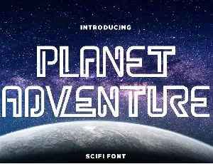 PLANET ADVENTURE font