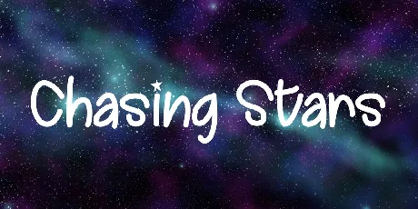 Chasing Stars font