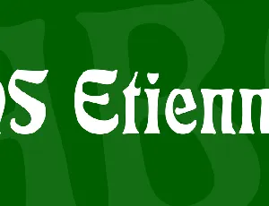 DS Etienne font