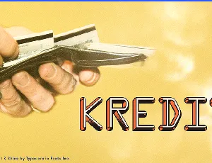 Kredit font