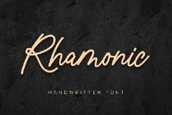 Rhamonic Handwritten font