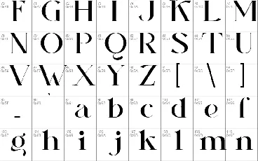 Atheresia font