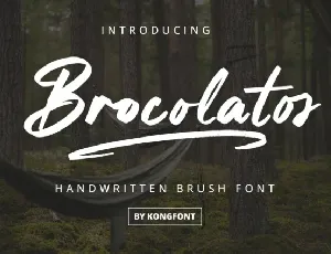 Brocolatos font