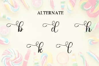 Candy Calligraphy font