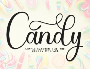 Candy Calligraphy font