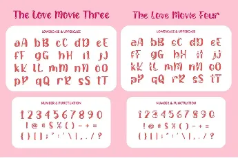 The Love Movies font