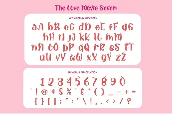 The Love Movies font