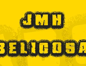 JMH Belicosa font