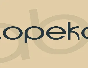 Topeka font