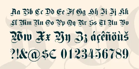 DS Fette Kanzlei font