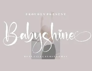Babyshine font