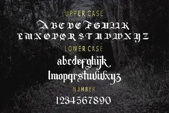 Berkahi Blackletter font