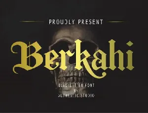 Berkahi Blackletter font