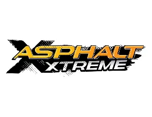 Asphalt Xtreme Game font