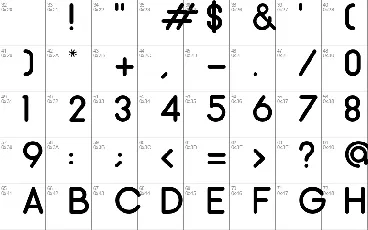 Arciform font