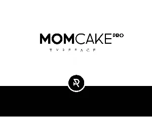 Momcake Geometric font