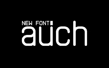 Auch Free font