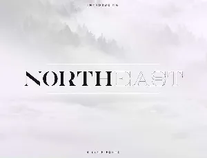 NorthEast Serif Free font