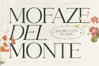 Mofaze Del Monte font