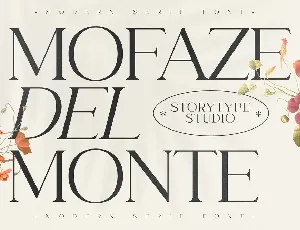 Mofaze Del Monte font