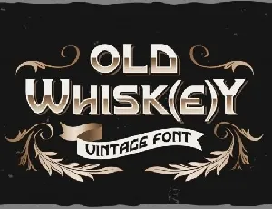 Old Whisk(e)y font