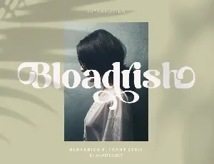 Bloadrish font