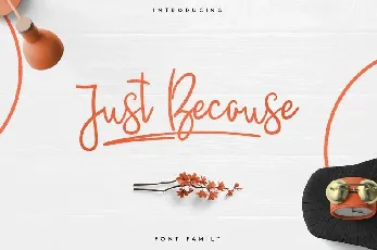 Justbecause Script font