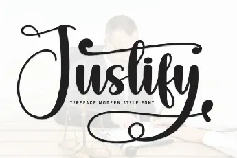 Justify font