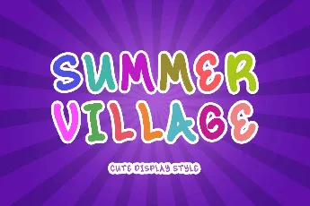 Summer Village Demo font