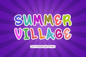 Summer Village Demo font