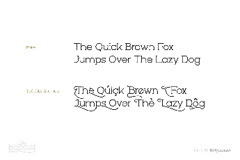 Bebold font