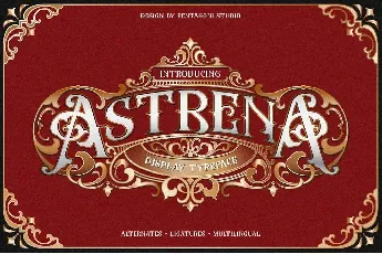 Astrena font