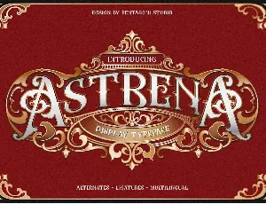 Astrena font