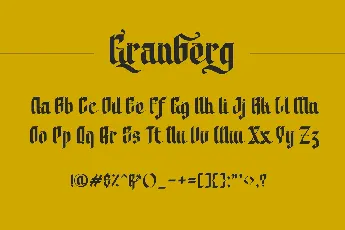 Granberg font