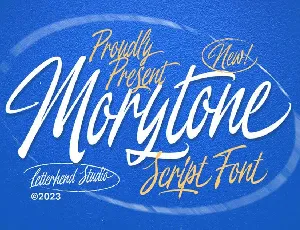 Morytone font