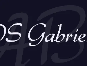 DS Gabriele font