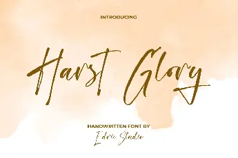 Harst Glory font