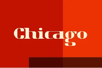 Chicago Serif Typeface font