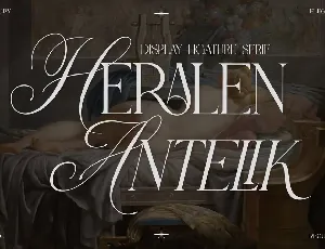 Heralen Antelik font