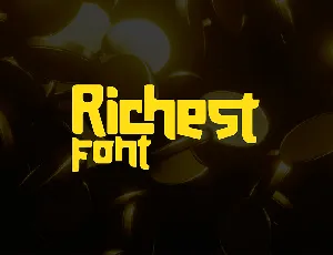 Richest font